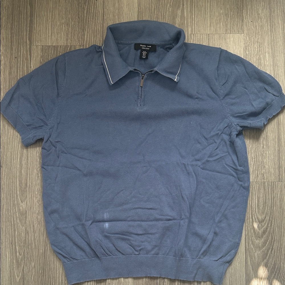 100% Cotton Mark Law Knit Polo Shirt